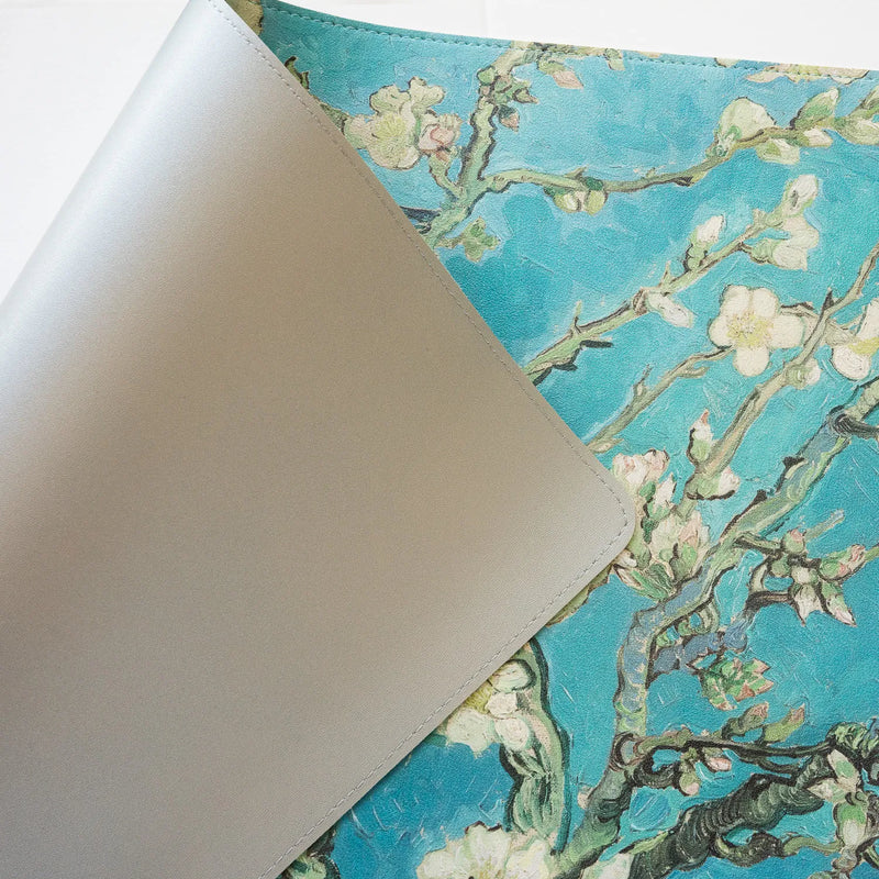 Van Gogh Museum Vegan Leather Mouse Pad side angle