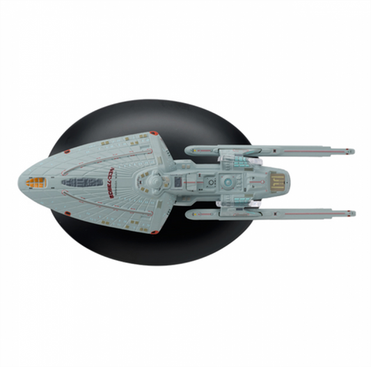 U.S.S. Voyager NCC-73602 (Sternbach concept) Model Diecast Ship BONUS ISSUE (Eaglemoss / Star Trek), alternate view