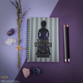 Wednesday This Is My Writing Time Purple Notebook, alternate view