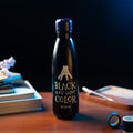 Wednesday 500ml Hot & Cold Metal Bottle side angle