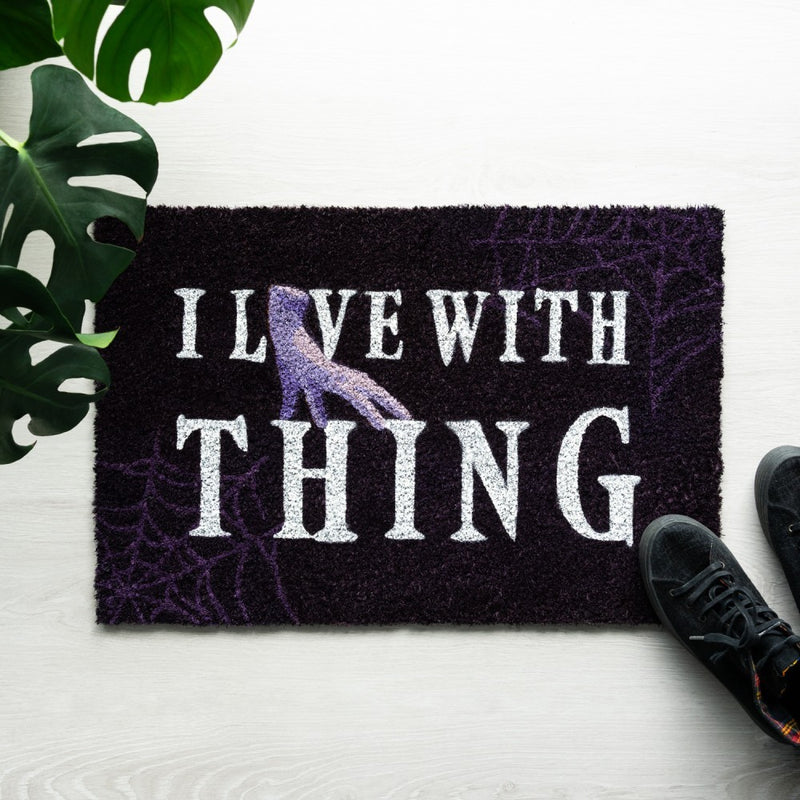 Wednesday Door Mat side angle