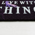 Wednesday Door Mat design detail