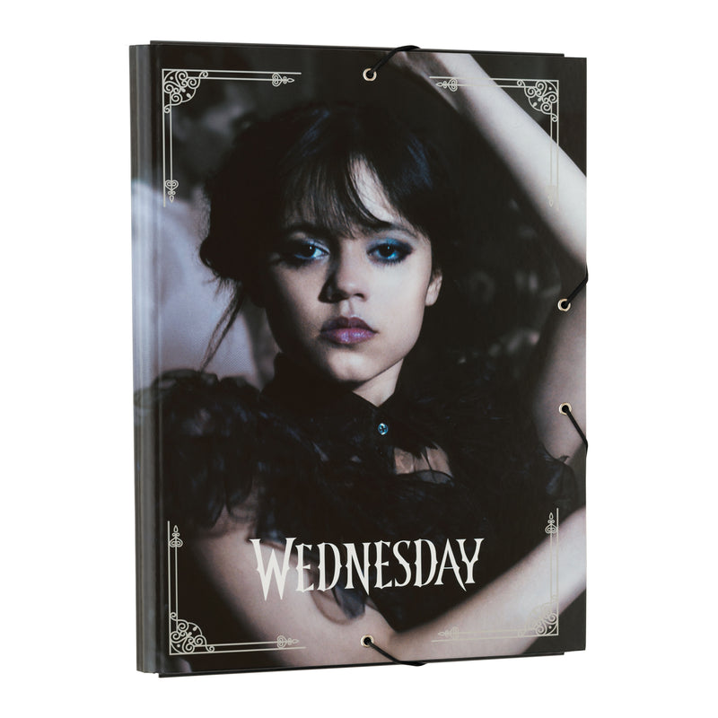 Wednesday File Folder with Elastic Closure 34 x 25.5 cm