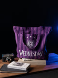 Wednesday Premium Tote Bag side angle