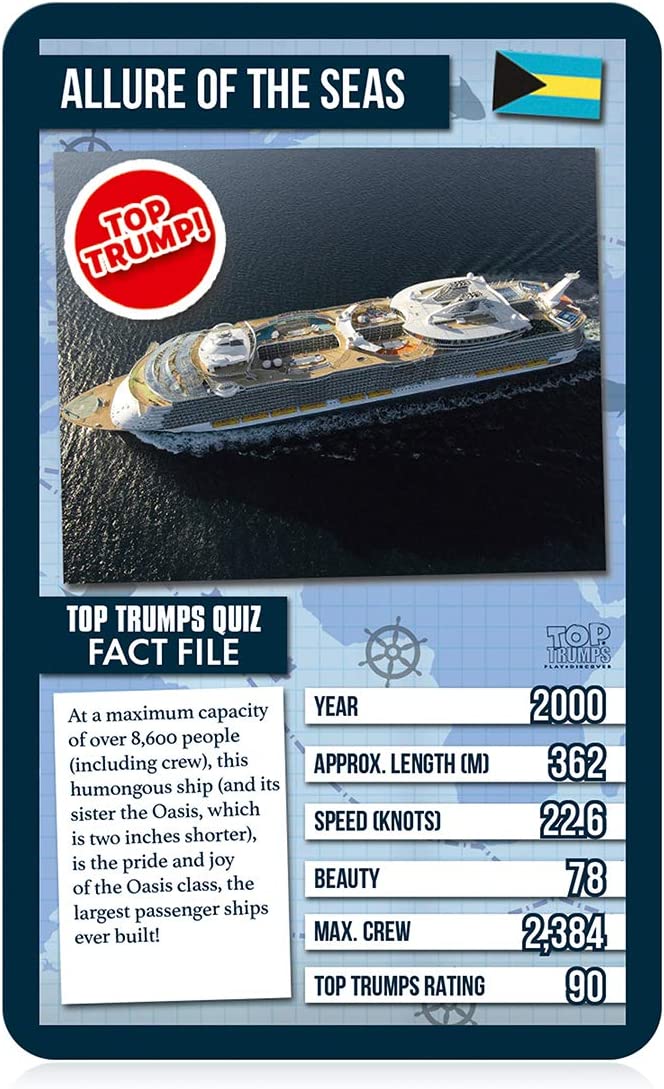 Top Trumps Classics World Famous Ships