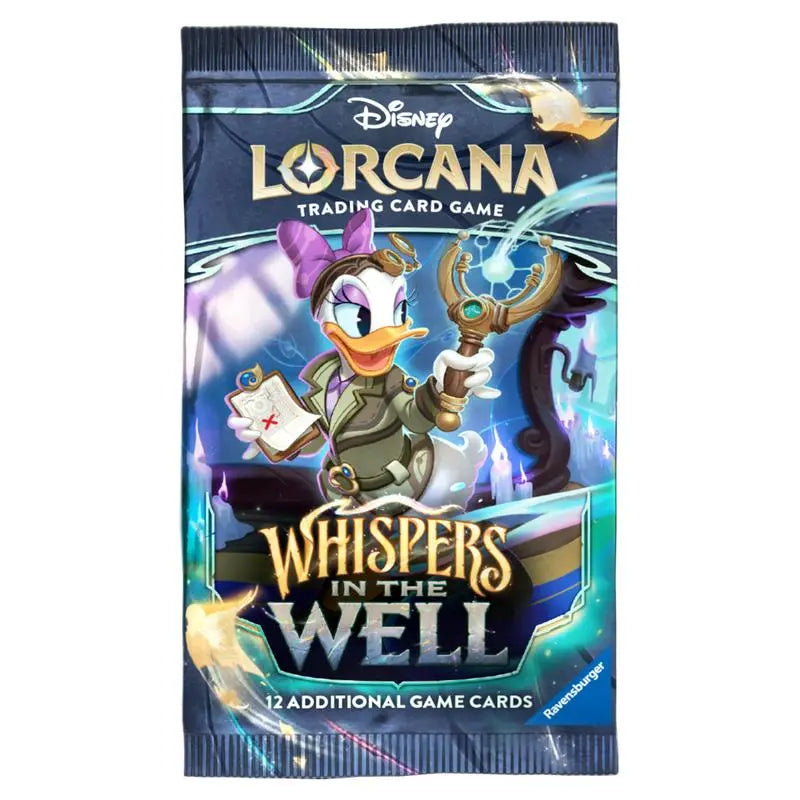 Disney Lorcana TCG - Whispers in the Well Booster Pack - Set 10, side angle