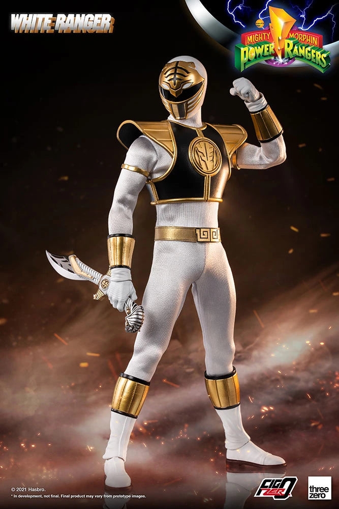 Mighty Morphin Power Rangers FigZero White Ranger 1/6 Scale Figure
