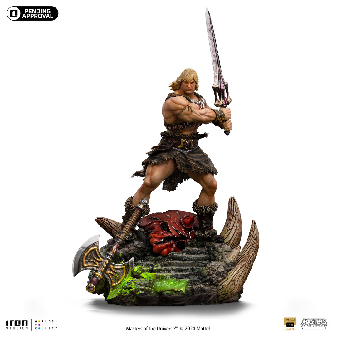 Iron Studios Masters of the Universe He-Man Unleashed 1/10 Deluxe Art Scale Limited Edition Statue