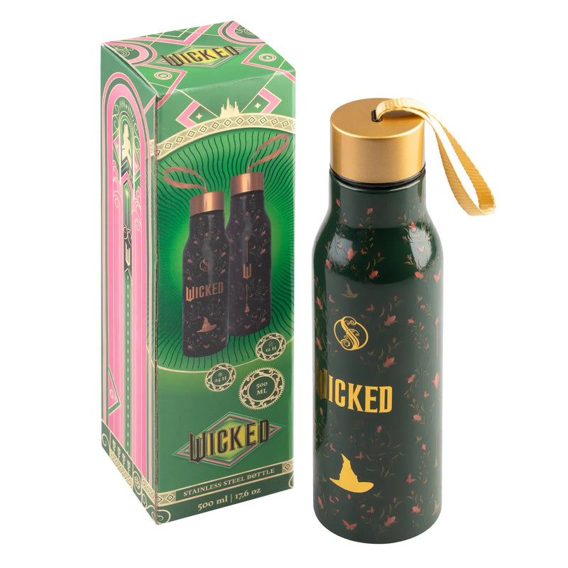 Wicked Part Two Hot & Cold 550ml Metal Bottle side angle