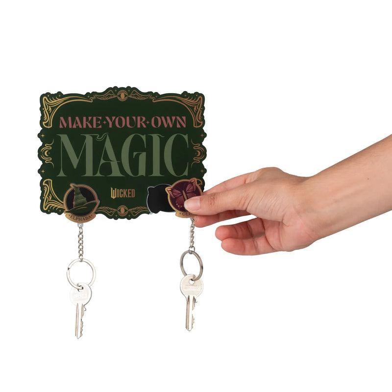 Wicked Part Two Key Hanger With Key Ring close up detail