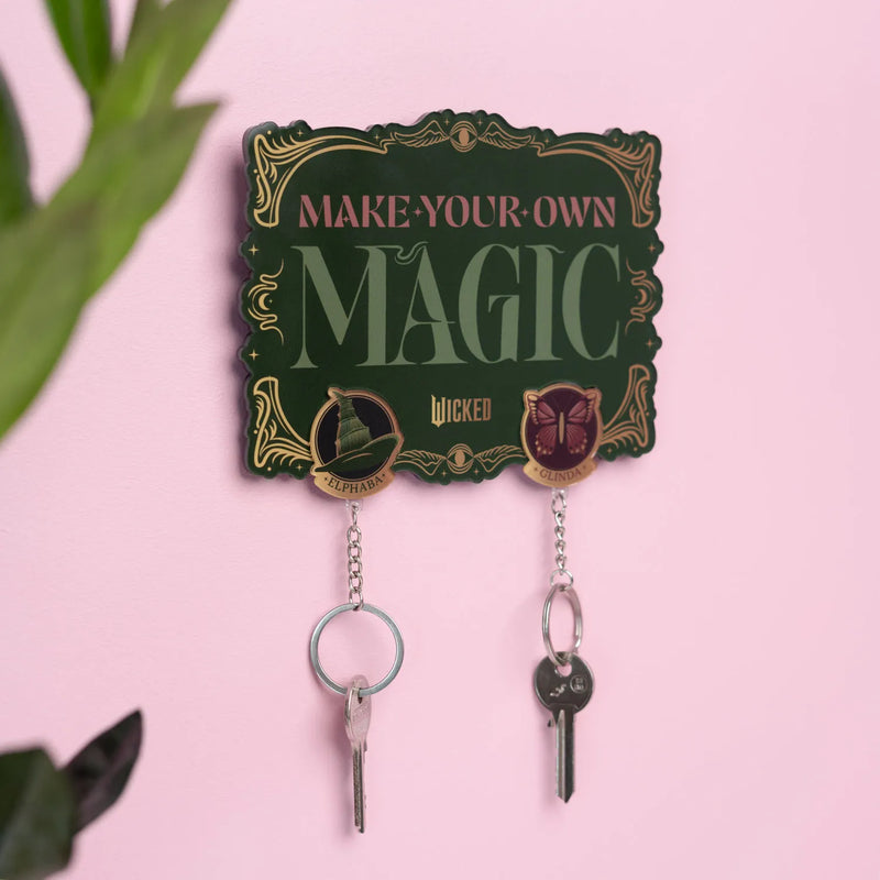 Wicked Part Two Key Hanger With Key Ring design detail