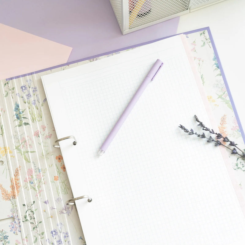 Wild Flowers 2 Ring Binder design detail