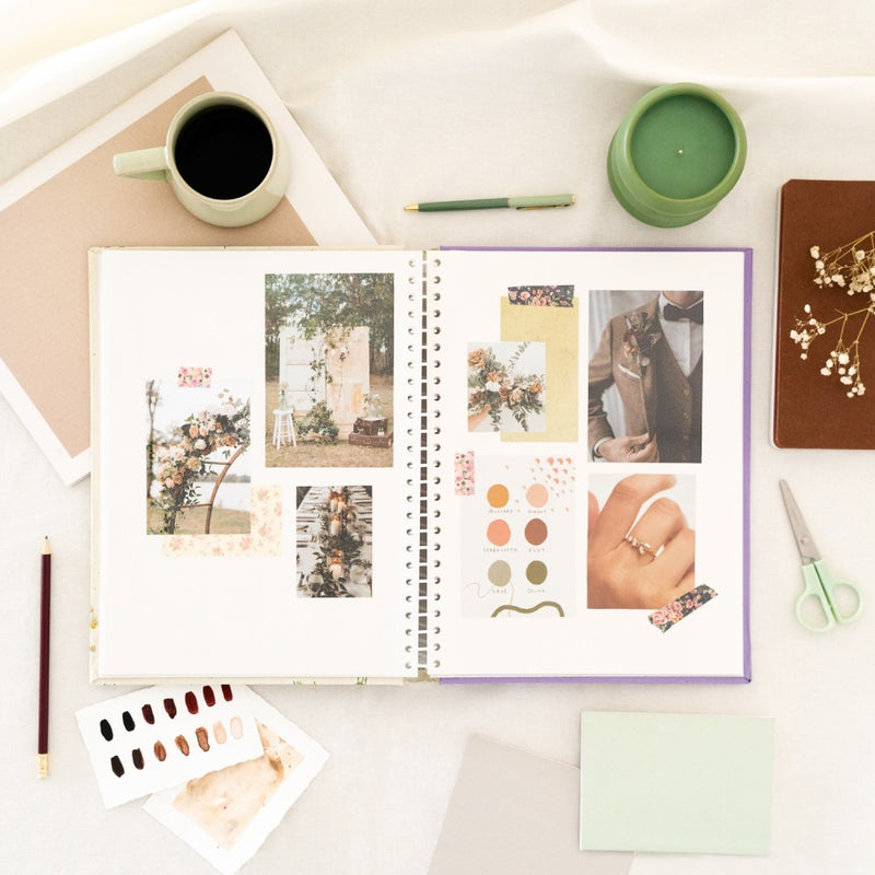 Wild Flowers Photo Album 30 Self-Adhesive Pages 24 x 32 cm packaging view