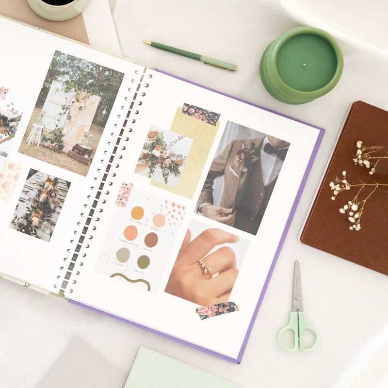 Wild Flowers Photo Album 30 Self-Adhesive Pages 24 x 32 cm design detail