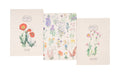 Wild Flowers Pack of 3 A5 Notebooks alternate view