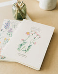 Wild Flowers Pack of 3 A5 Notebooks design detail