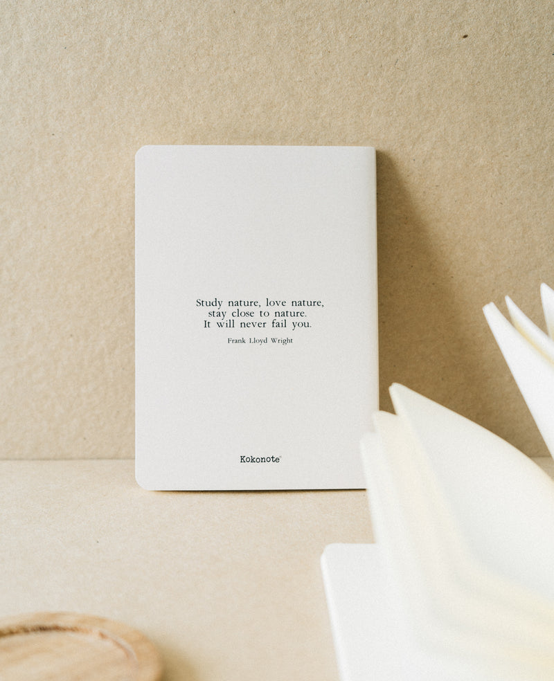 Wild Flowers Pack of 3 A6 Notebooks design detail