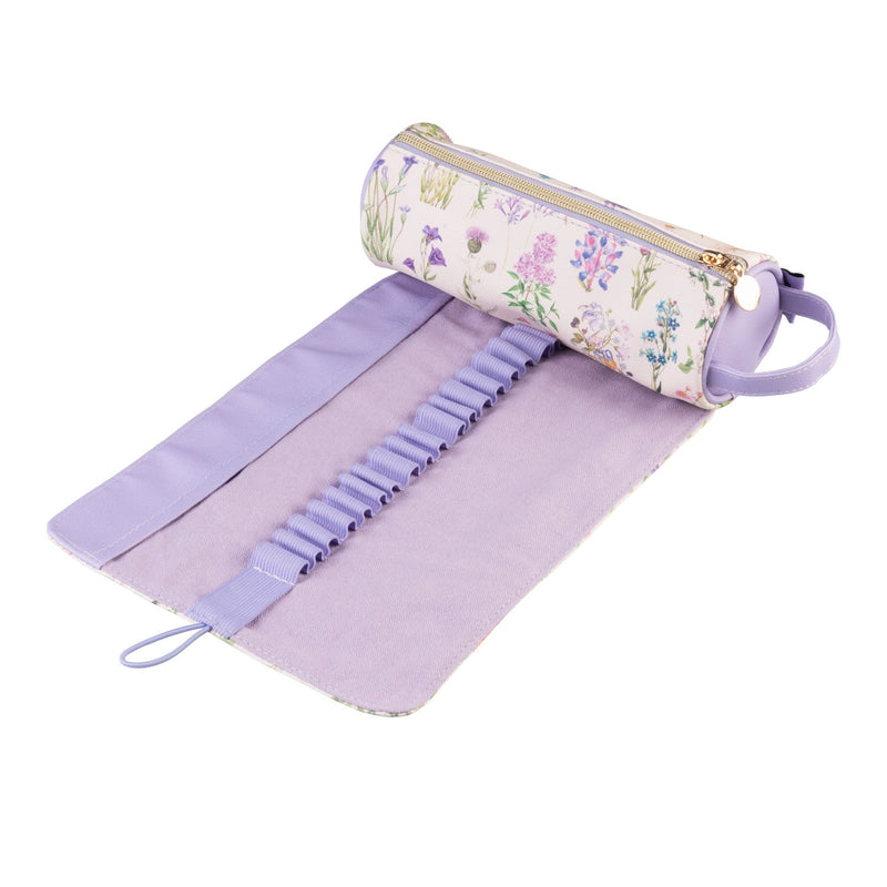Wild Flowers Roll up Case close up detail