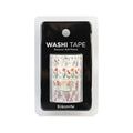 Wild Flowers Washi Tape Set of 4 Rolls 15 mm x 3 m side angle