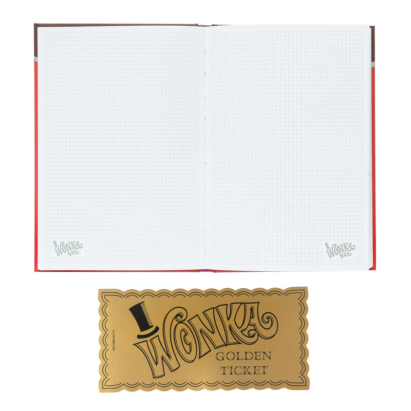 Willy Wonka A5 Notebook With Wonka Bar Gift Box alternate view