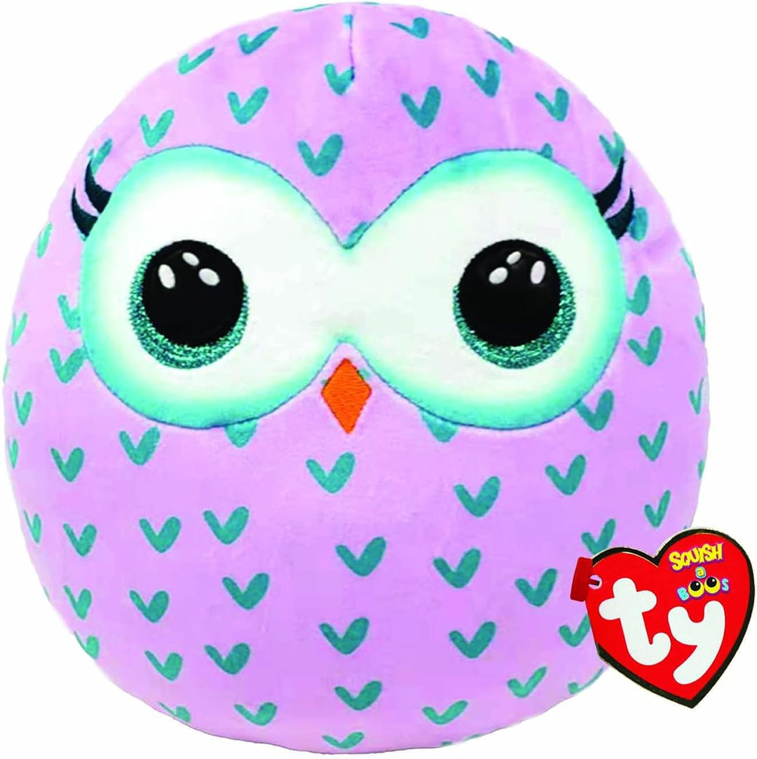 Ty SquishaBoo 10" Winks Owl Plush