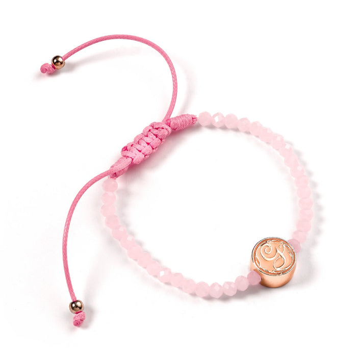 Wicked Glinda Rose Quartz Friendship Bracelet