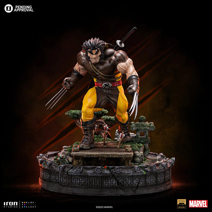 Iron Studios X-Men Wolverine Unleashed 1/10 Deluxe Art Scale Statue