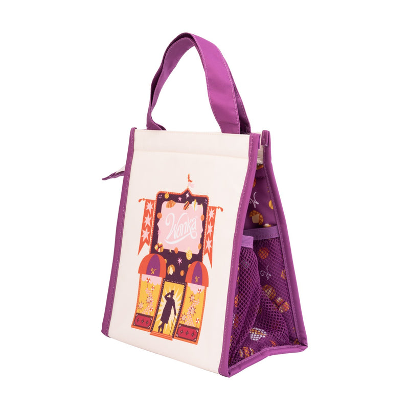 Willy Wonka Insulated Lunch Bag 20 x 23 x 13 cm side angle