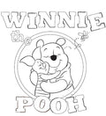Winnie The Pooh Colour It Yourself T Shirt (5 6 Years) - Image 2
