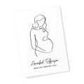 Personalised Line Art Mum to Be Print