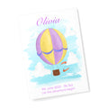 Personalised Hot Air Balloon Framed Print