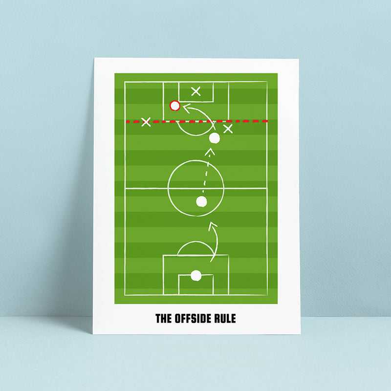 Personalised Offside Rule Wall Print