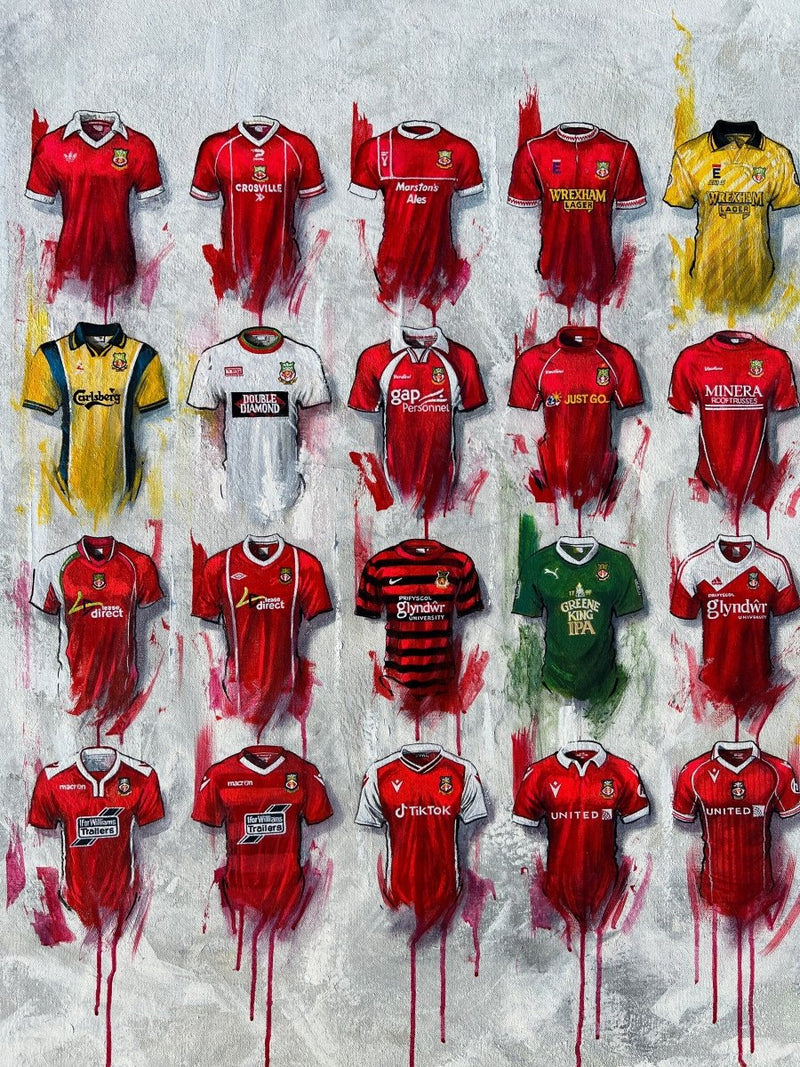 Wrexham Framed A3 Print collectible from Terry Kneeshaw Art