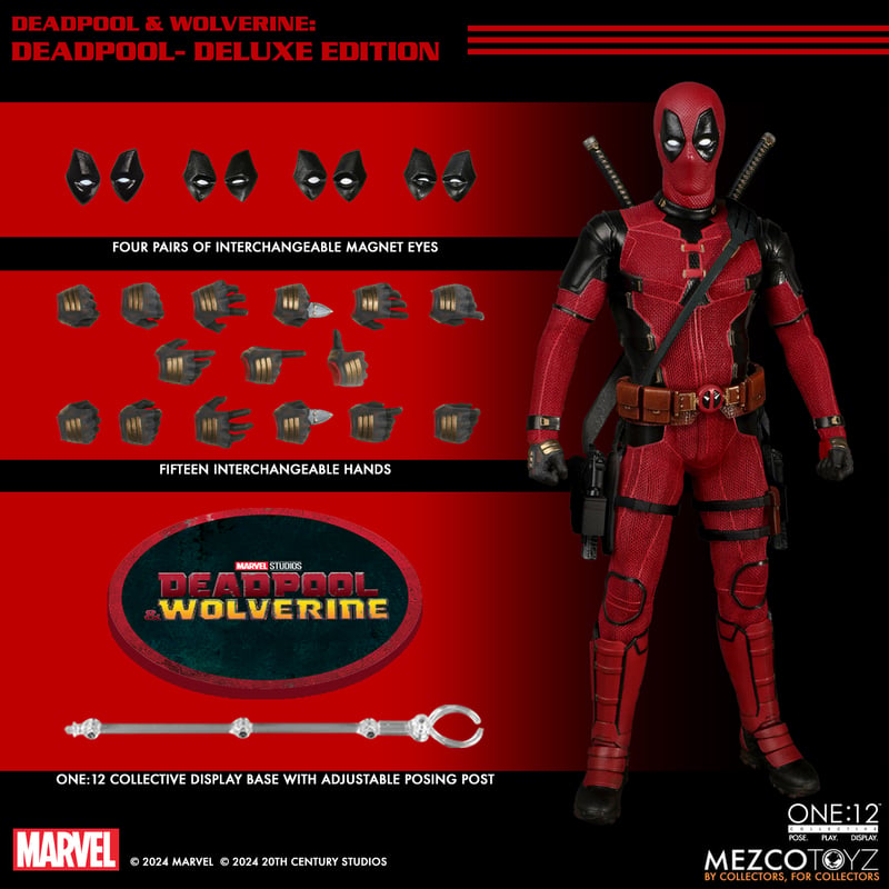 Deadpool & Wolverine One:12 Collective Deadpool and Dogpool Action Figure