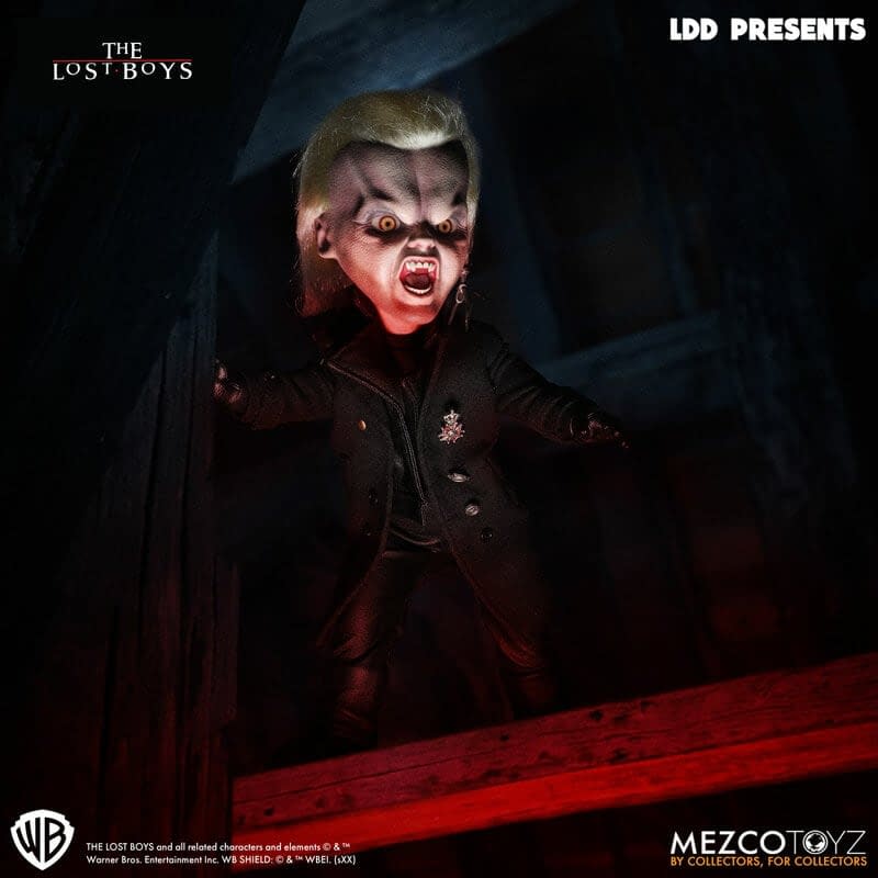 Living Dead Dolls: Lost Boys David, close-up detail