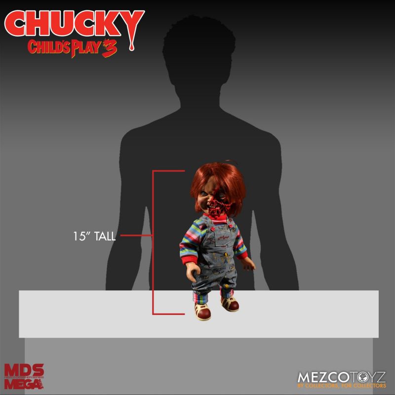 Chucky Talking Pizza Face 15" Scale Figure With Sound *Exclusive