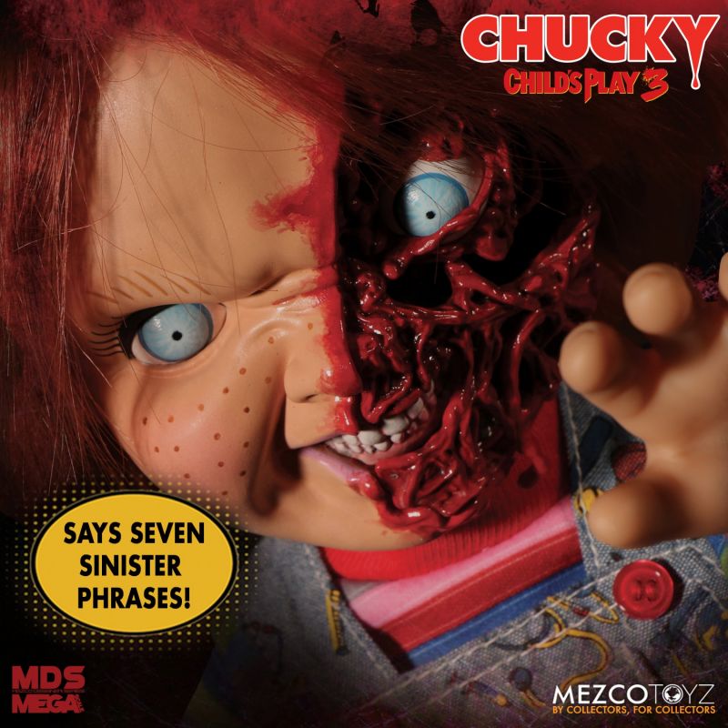 Chucky Talking Pizza Face 15" Scale Figure With Sound *Exclusive
