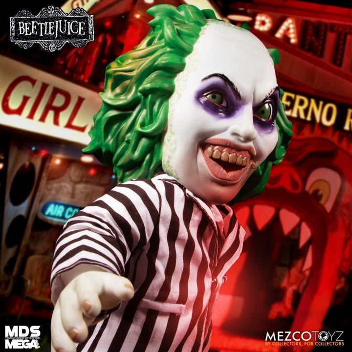 Beetlejuice 15" Megascale Mezco Designer Series Talking Figure