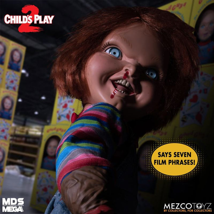 Chucky Talking Menacing Chucky 15" Scale Figure With Sound