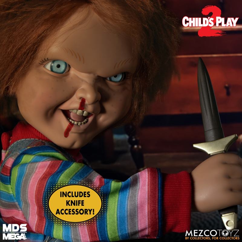 Chucky Talking Menacing Chucky 15" Scale Figure With Sound