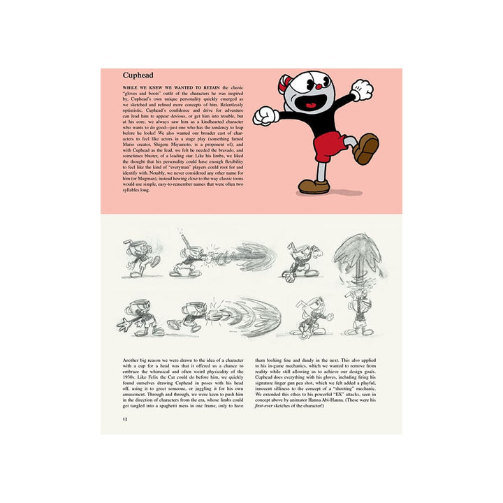 Studio MDHR Cuphead Mugman Devil Game Art Book