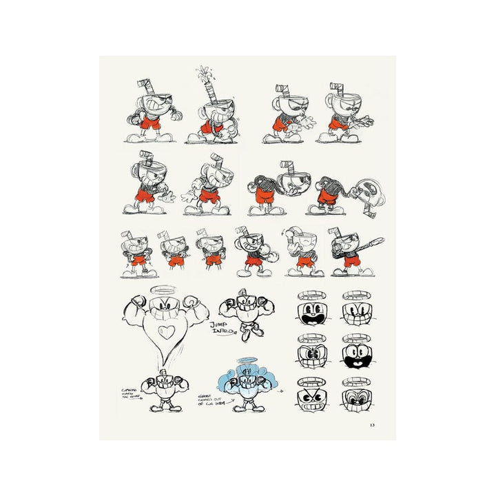Studio MDHR Cuphead Mugman Devil Game Art Book