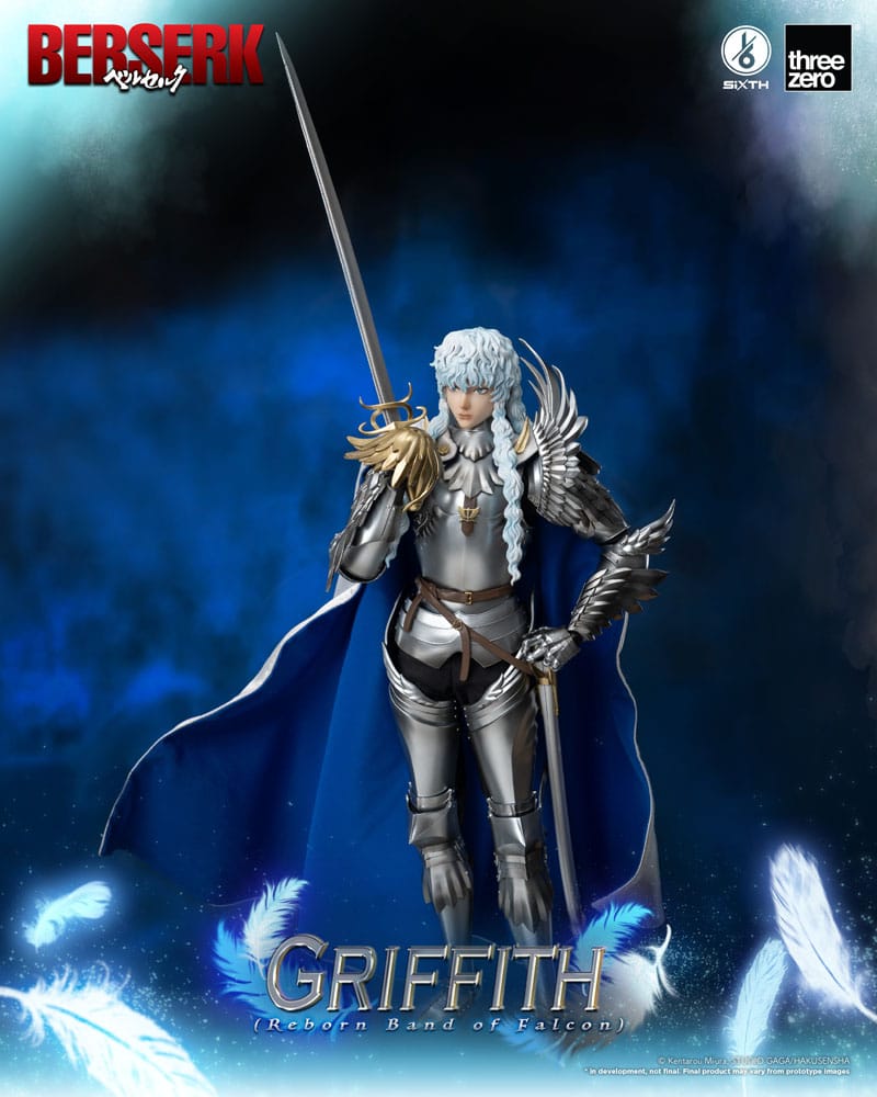 ThreeZero's Berserk Griffith (Reborn Band of Falcon) 1/6 Scale Action Figure