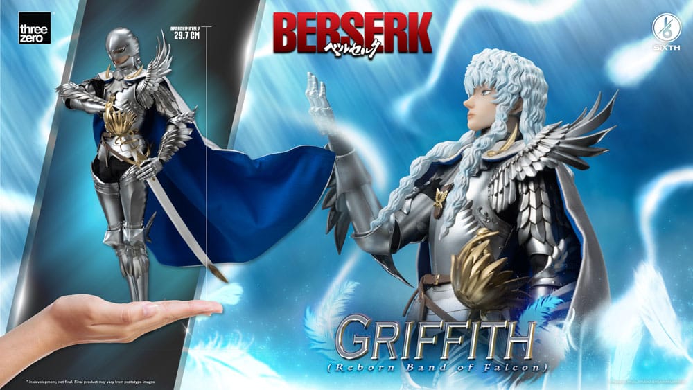 ThreeZero's Berserk Griffith (Reborn Band of Falcon) 1/6 Scale Action Figure