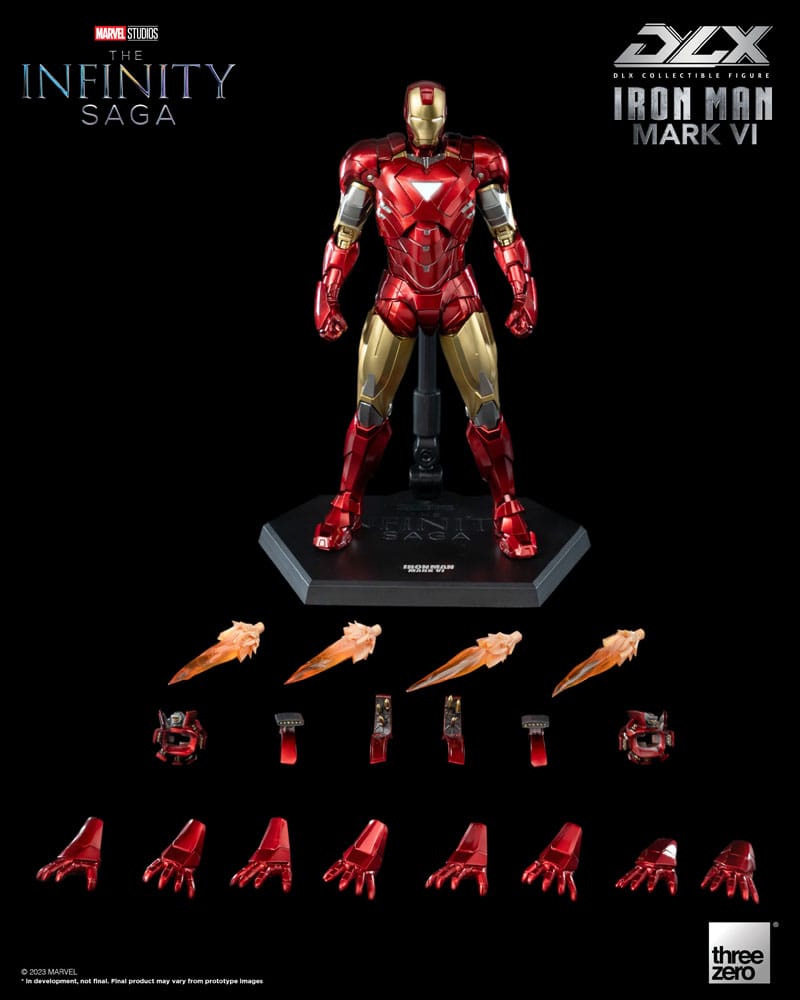 Marvel Iron Man Infinity Saga DLX Action Figure 112 Scale Mark 6