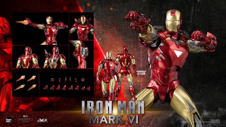 Marvel Iron Man Infinity Saga DLX Action Figure 112 Scale Mark 6