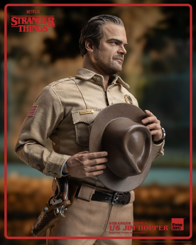 Stranger Things Jim Hopper Season 1 Action Figure 1 6 Scale 32 cm