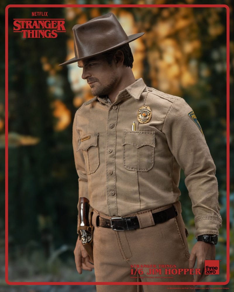Stranger Things Jim Hopper Season 1 Action Figure 1 6 Scale 32 cm