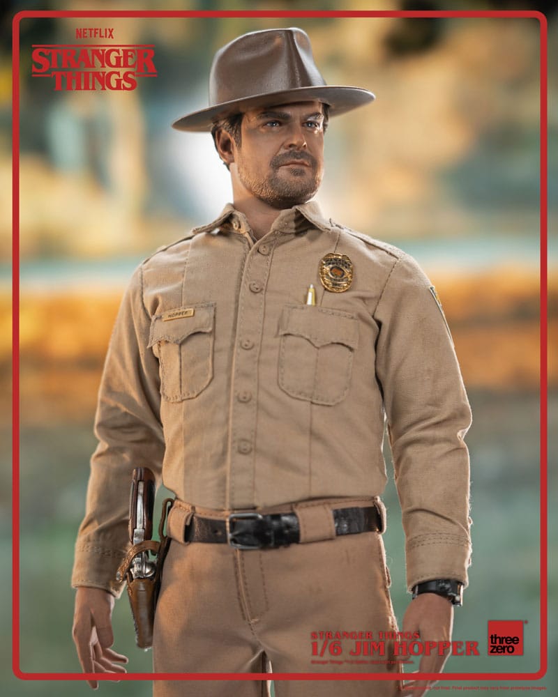Stranger Things Jim Hopper Season 1 Action Figure 1 6 Scale 32 cm