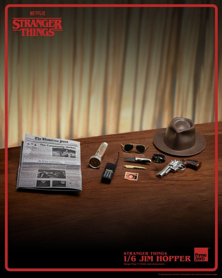 Stranger Things Jim Hopper Season 1 Action Figure 1 6 Scale 32 cm